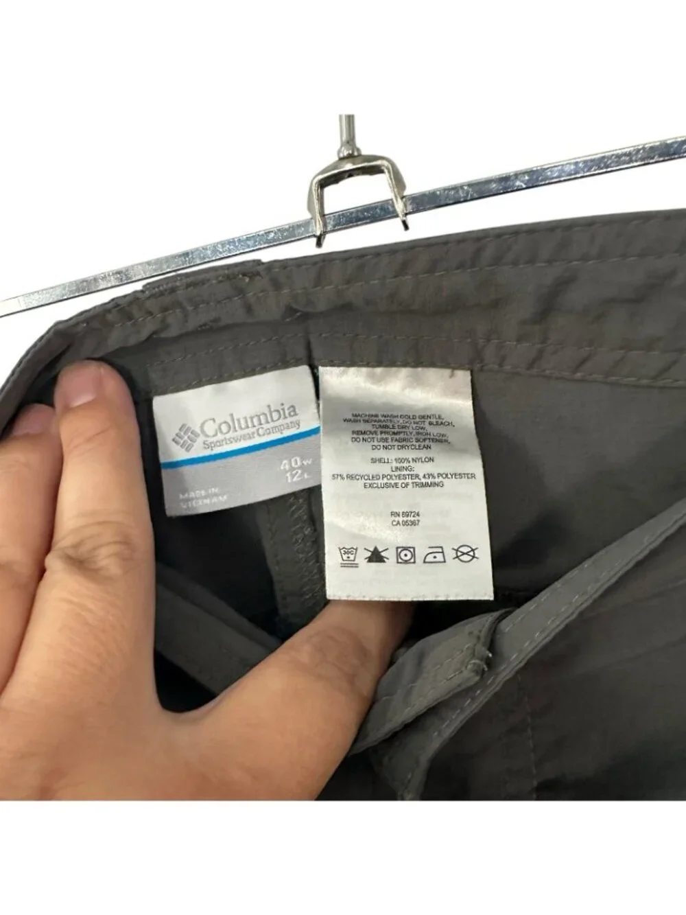 Columbia men size